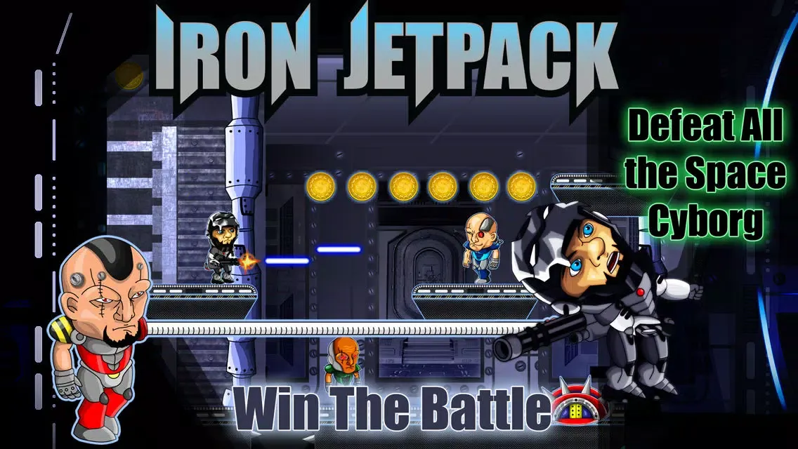 Flappy Iron Jetpack Bird Man VS Cyborgs Of Steel Free Screenshots