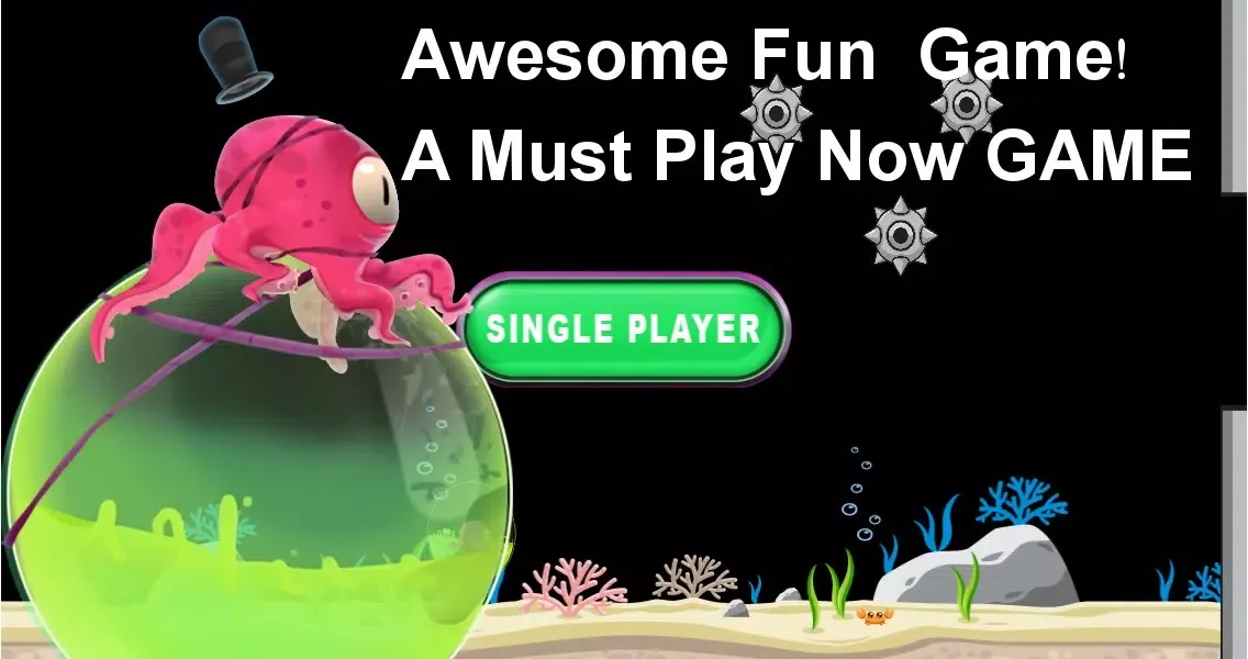 Zrzuty ekranu A Octo-Bubble Bounce - Endless Running Flappy Fish Style Game For Boys And Girls