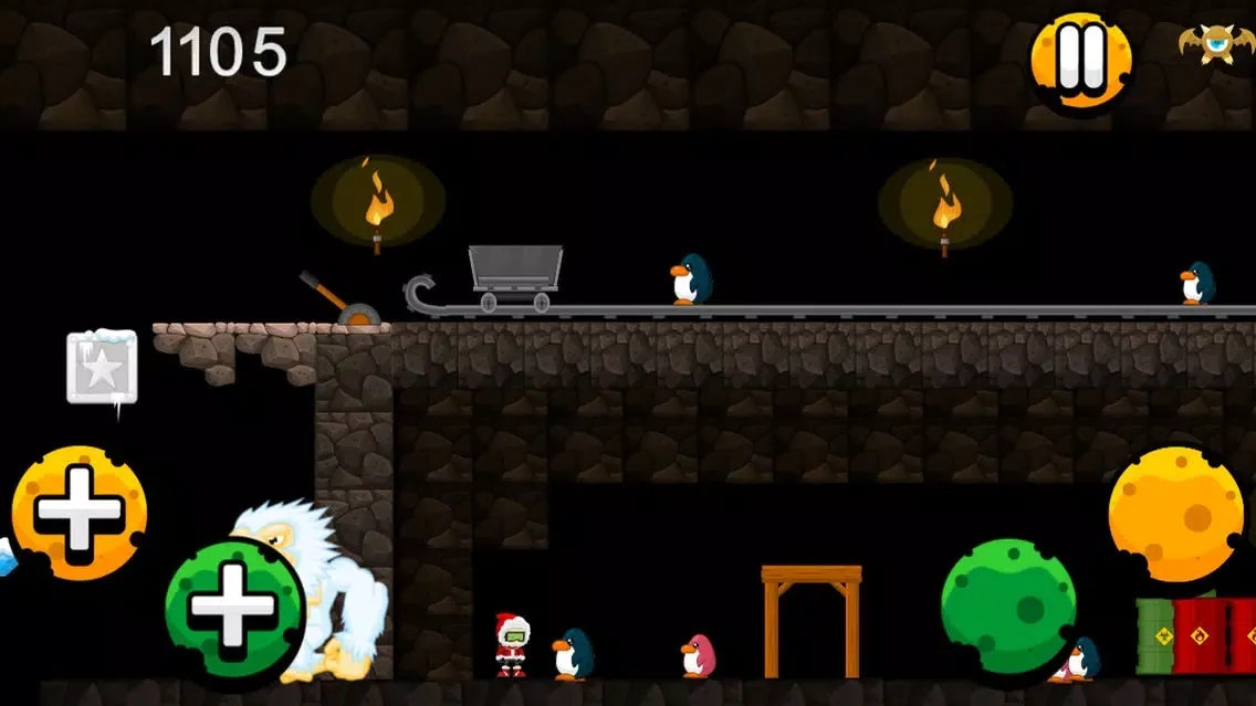 Captures d'écran de A Winters Scary Run Christmas Game