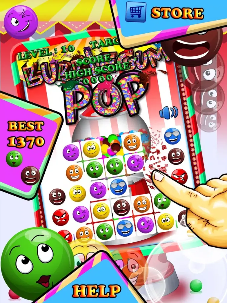 A Bubblegum PoPS Endless Free Matching Game iPad  Ekran Görüntüleri
