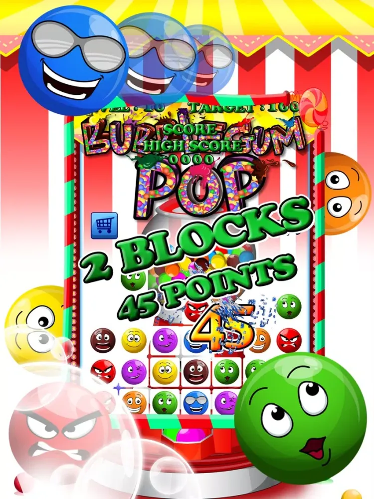 A Bubblegum PoPS Endless Free Matching Game iPad  Ekran Görüntüleri
