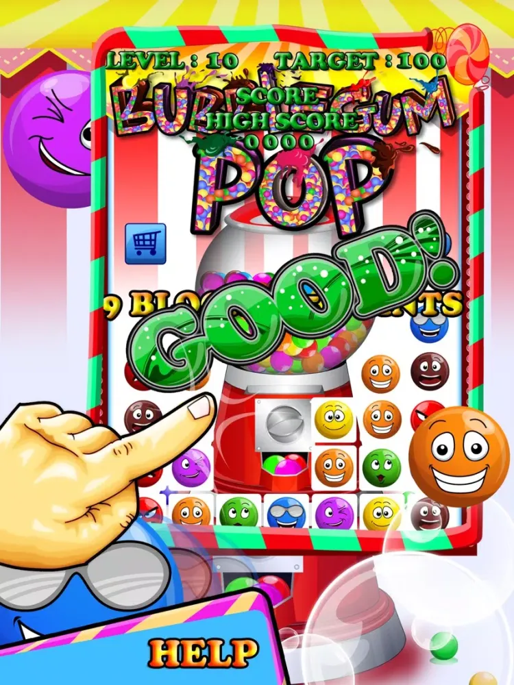 A Bubblegum PoPS Endless Free Matching Game iPad  Ekran Görüntüleri