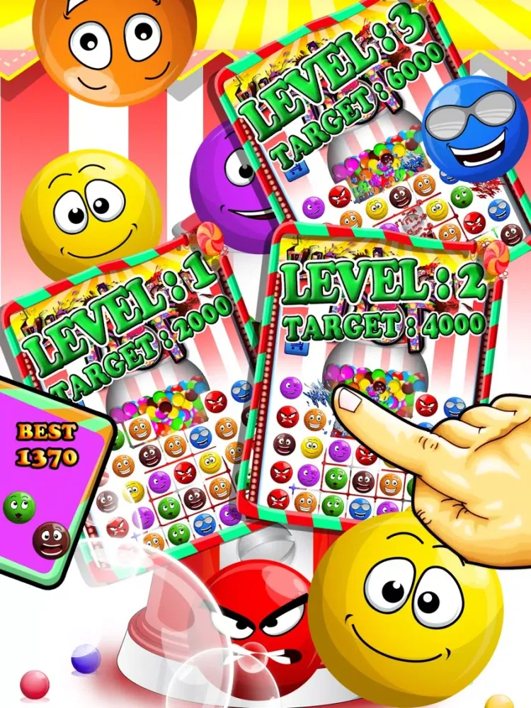 A Bubblegum PoPS Endless Free Matching Game iPad  Ekran Görüntüleri