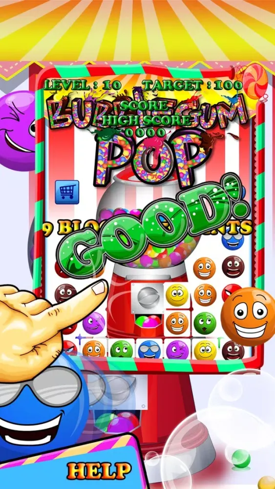 A Bubblegum PoPS Endless Free Matching Game Ekran Görüntüleri