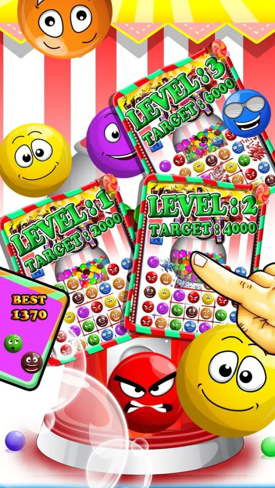 A Bubblegum PoPS Endless Free Matching Game Ekran Görüntüleri