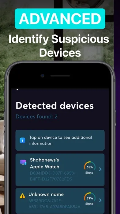 Hidden Camera SpyDetector Screenshots