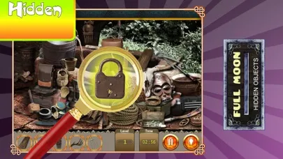 Free Hidden Object Games : Full Moon Mystery سکرین شاٹس