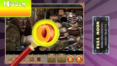 Free Hidden Object Games : Full Moon Mystery سکرین شاٹس
