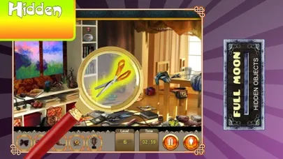 Free Hidden Object Games : Full Moon Mystery سکرین شاٹس