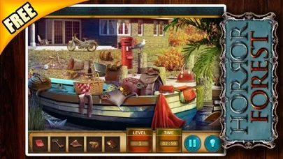 Ảnh chụp màn hình của Horror Forest Free Search Find hidden Objects Game
