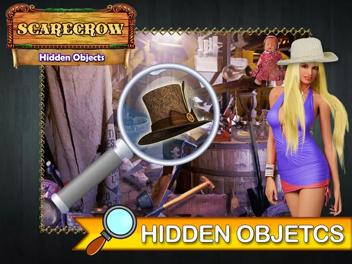 Scarecrow Free Hidden Object Games Mystery iPad 应用截图