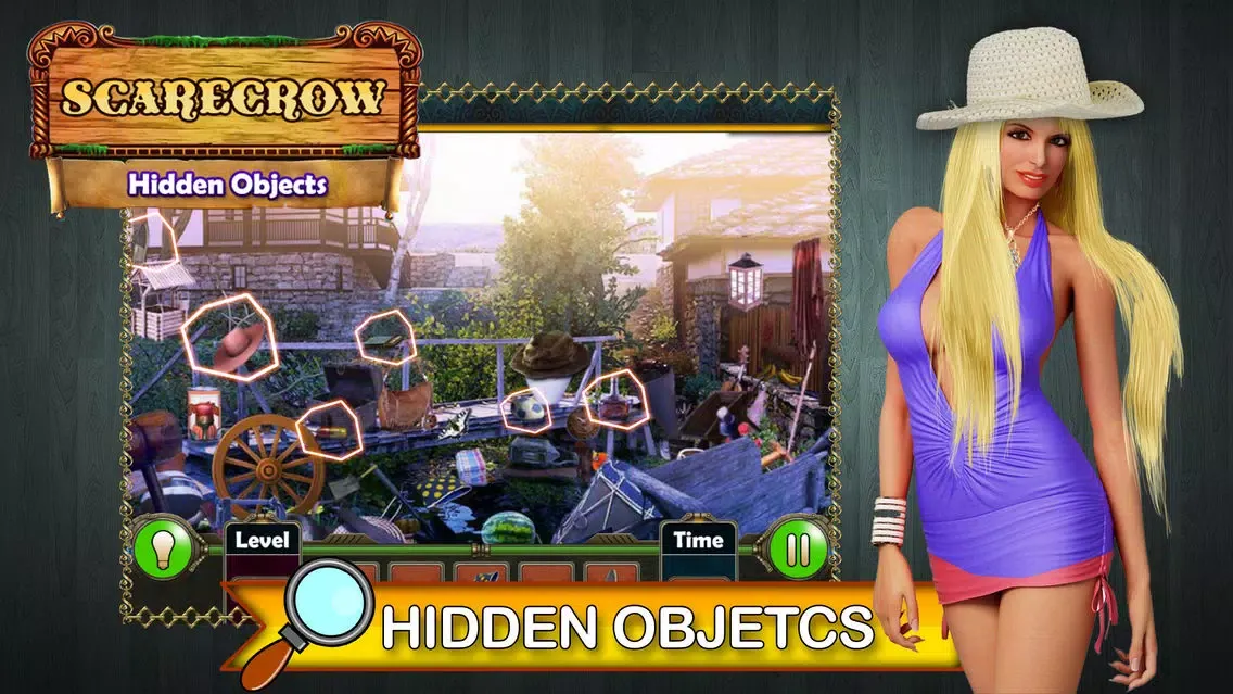 Scarecrow Free Hidden Object Games Mystery应用截图