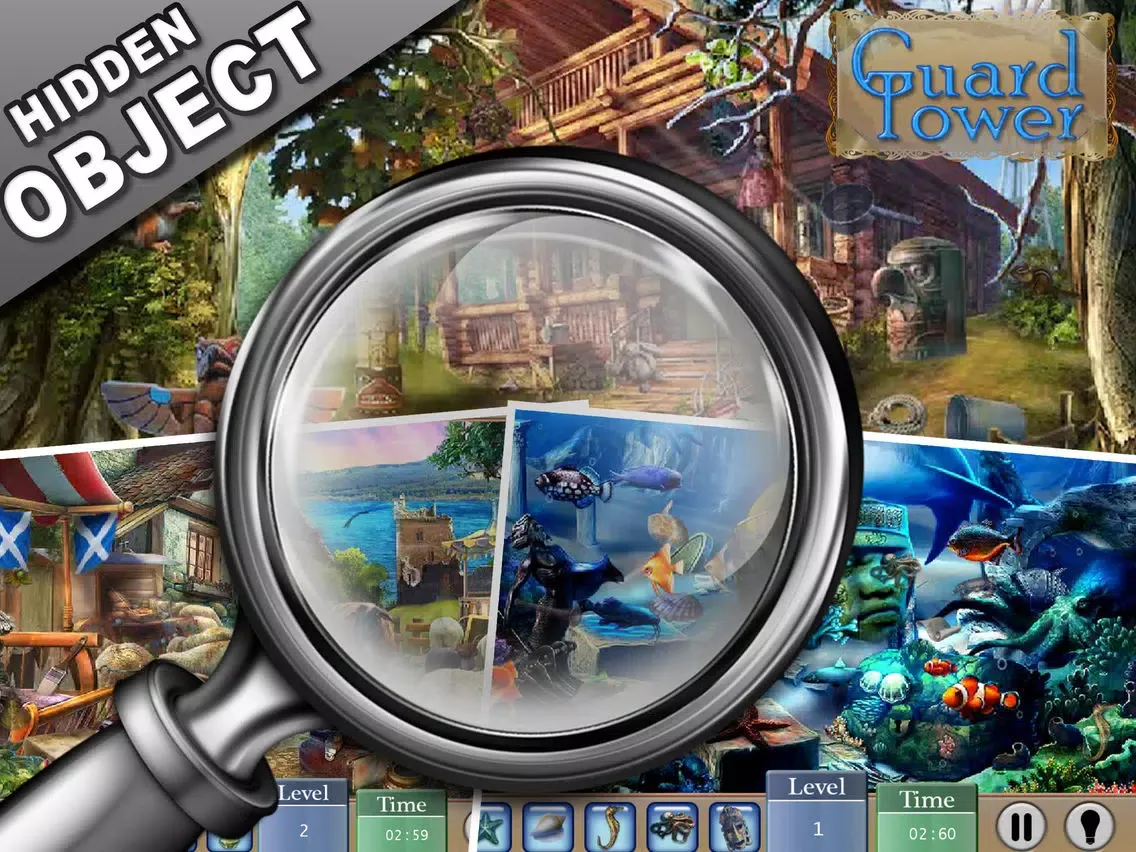 Capturas de tela do Guard Tower Fun Hidden Object Games Crime Scene iPad 