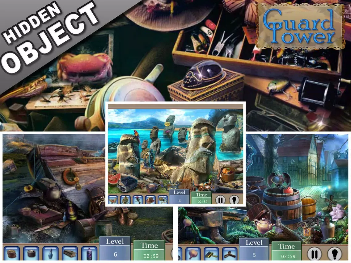 Capturas de tela do Guard Tower Fun Hidden Object Games Crime Scene iPad 