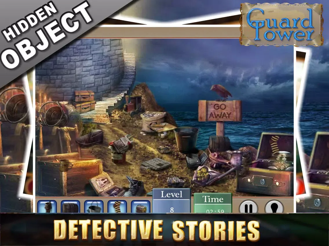 Capturas de tela do Guard Tower Fun Hidden Object Games Crime Scene iPad 