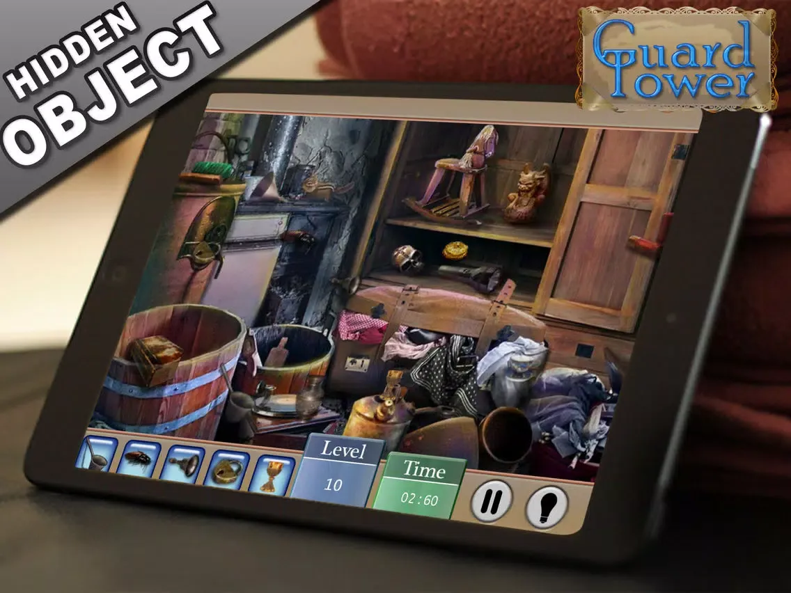 Capturas de tela do Guard Tower Fun Hidden Object Games Crime Scene iPad 
