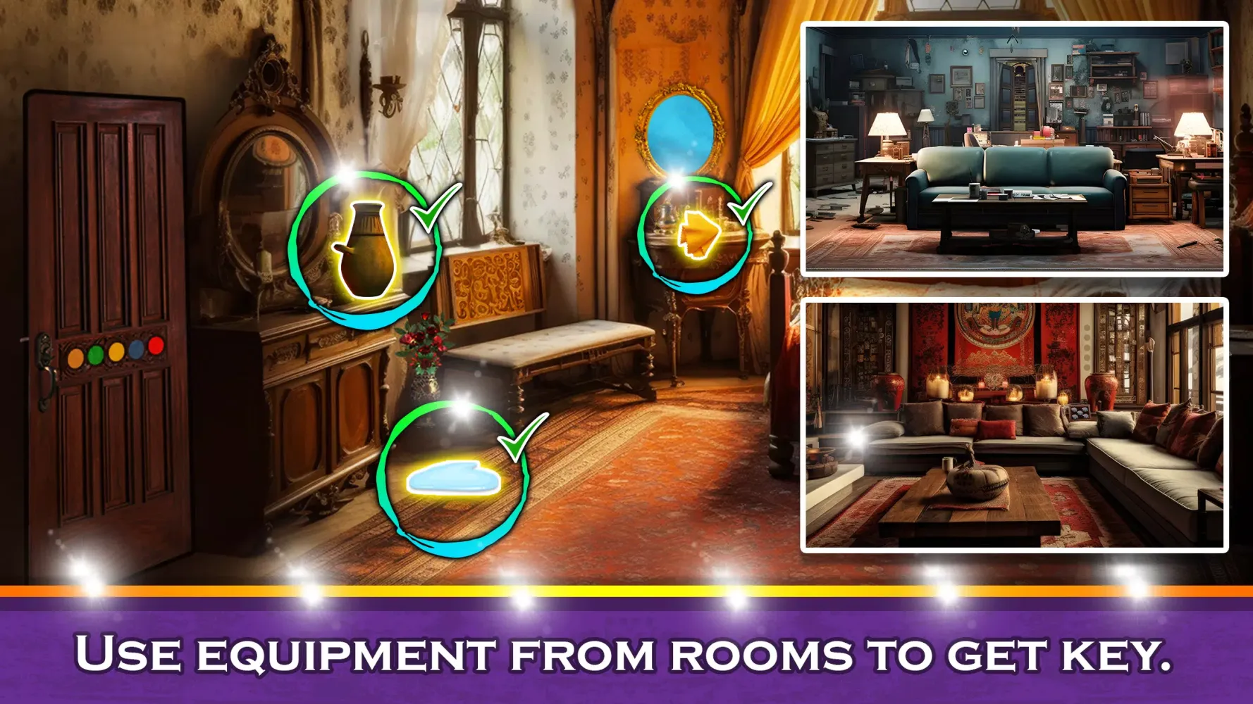 Ảnh chụp màn hình của 100 Doors Castle Escape Game