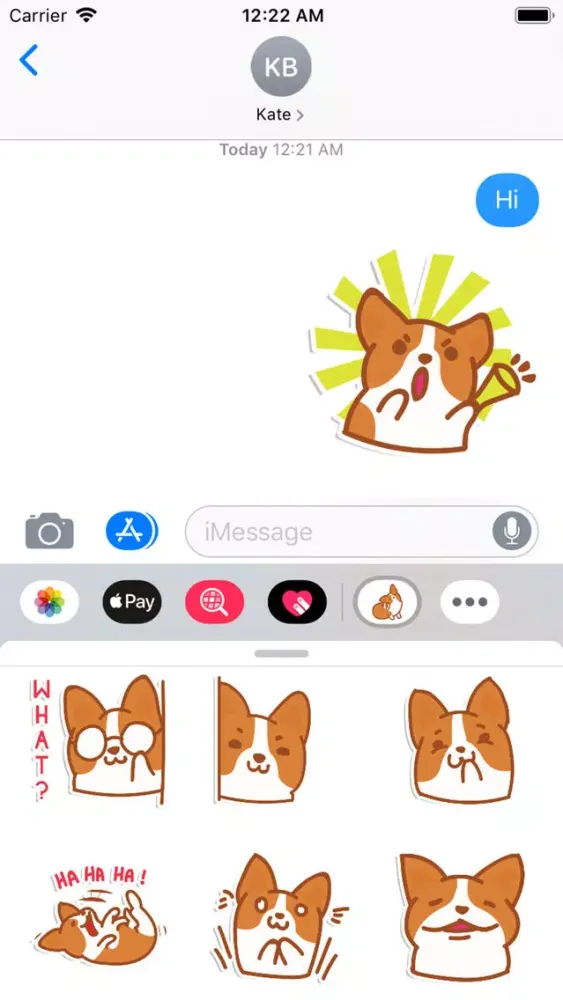Скриншоты Naughty Corgi Emoji
