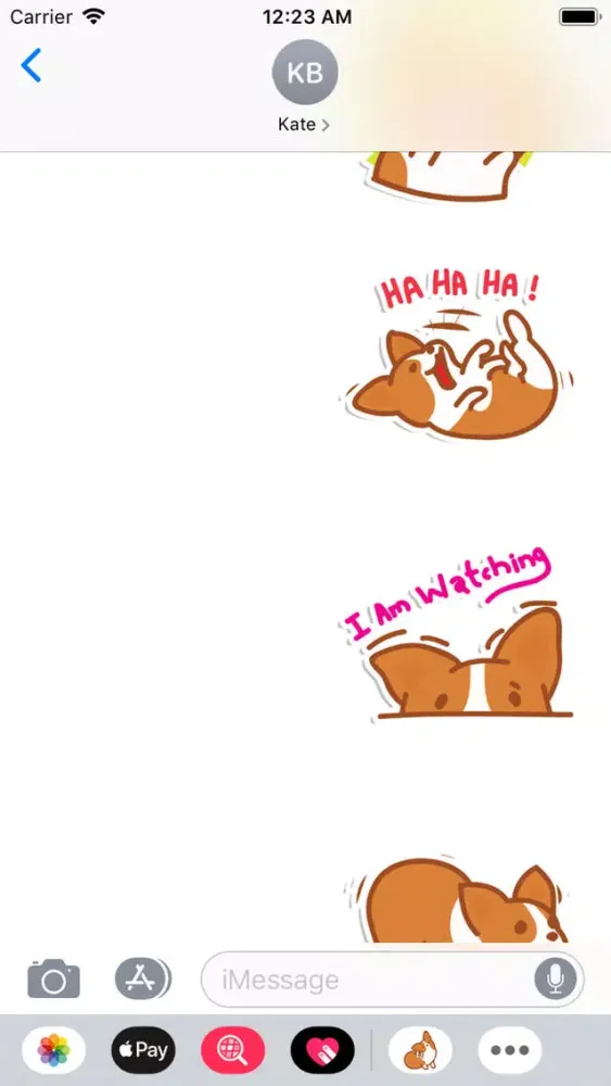 Скриншоты Naughty Corgi Emoji
