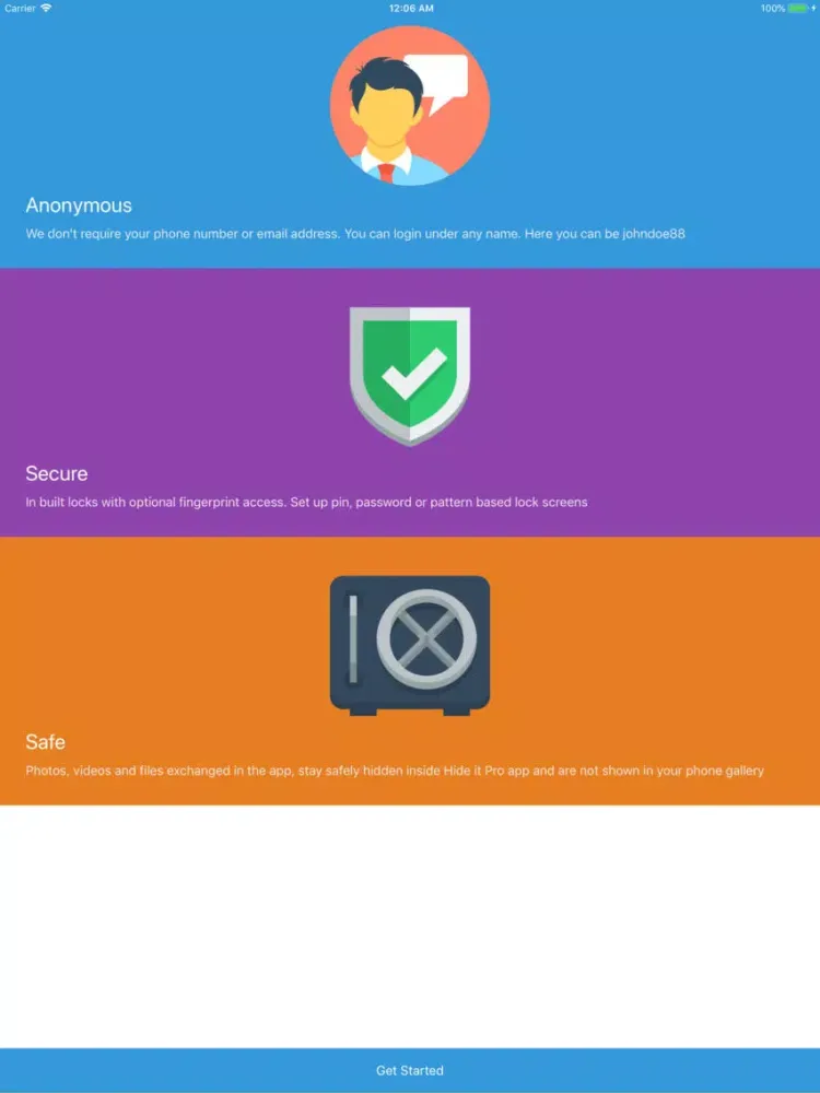 ภาพหน้าจอของ Cipher Chat iPad 