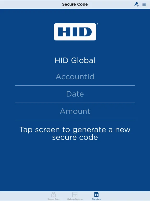 HID Approve iPad  स्क्रीनशॉट