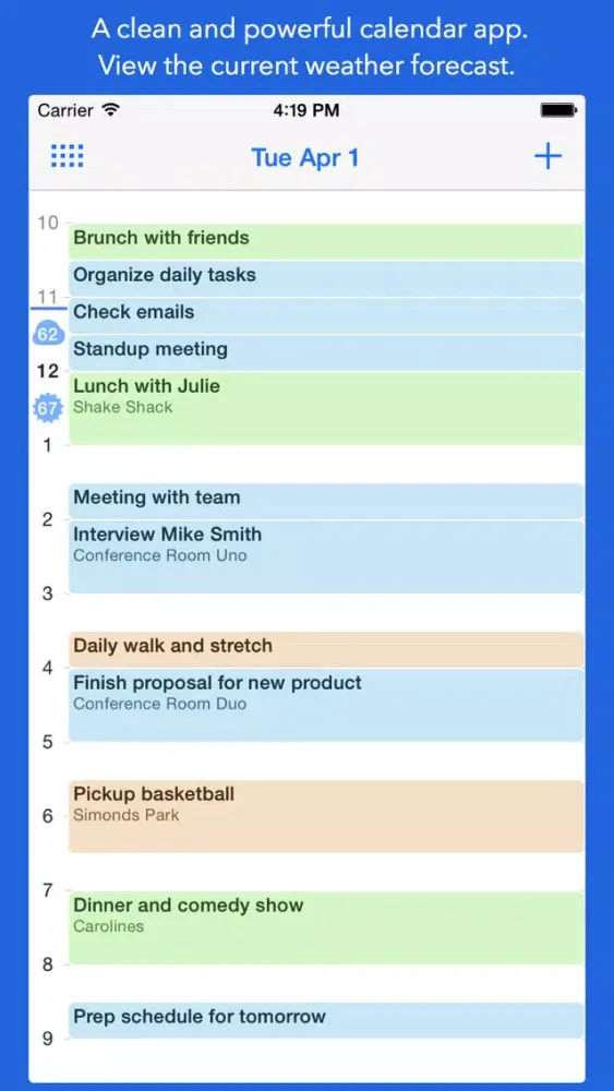OneStack Calendar - Simplify and organize your life スクリーンショット
