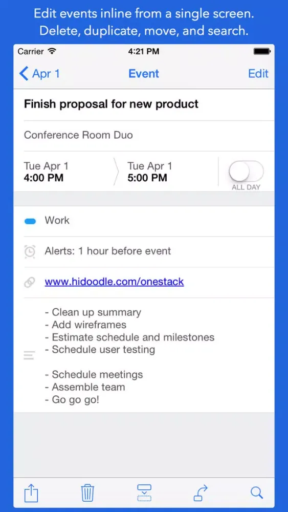 OneStack Calendar - Simplify and organize your life スクリーンショット