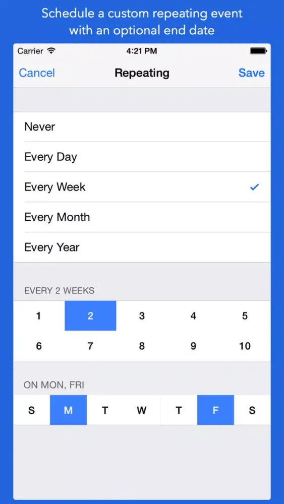 OneStack Calendar - Simplify and organize your life スクリーンショット