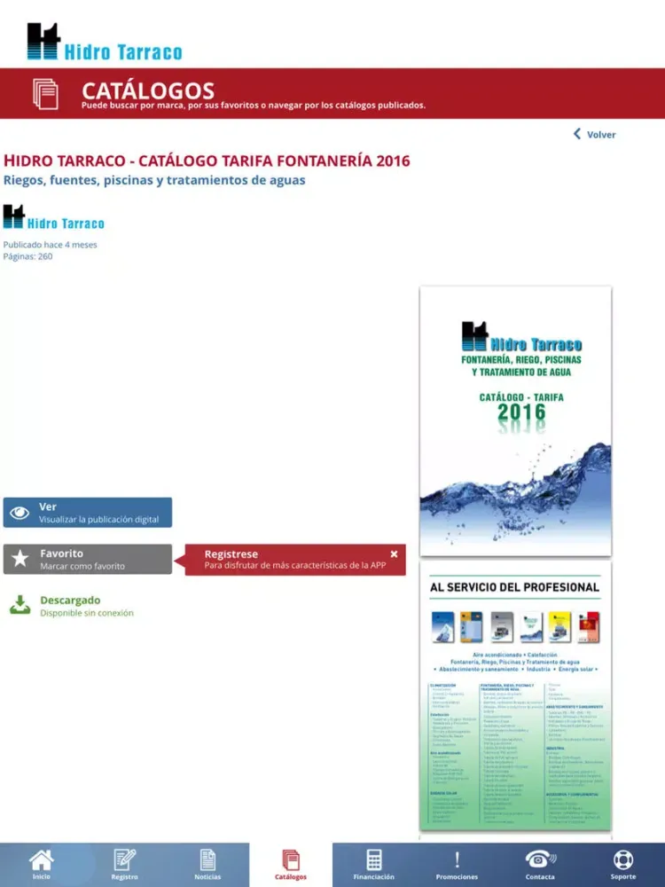 Hidro Tarraco iPad  Ekran Görüntüleri