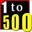 1 to 500 number counting game