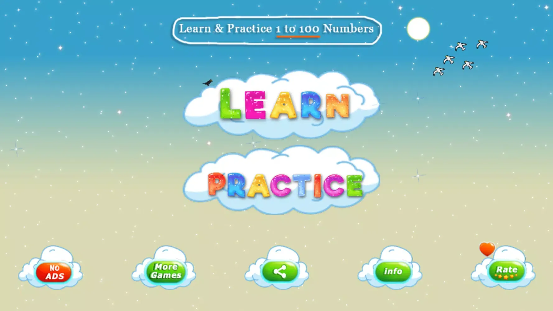 Learn 1 - 100 numbers for kids应用截图