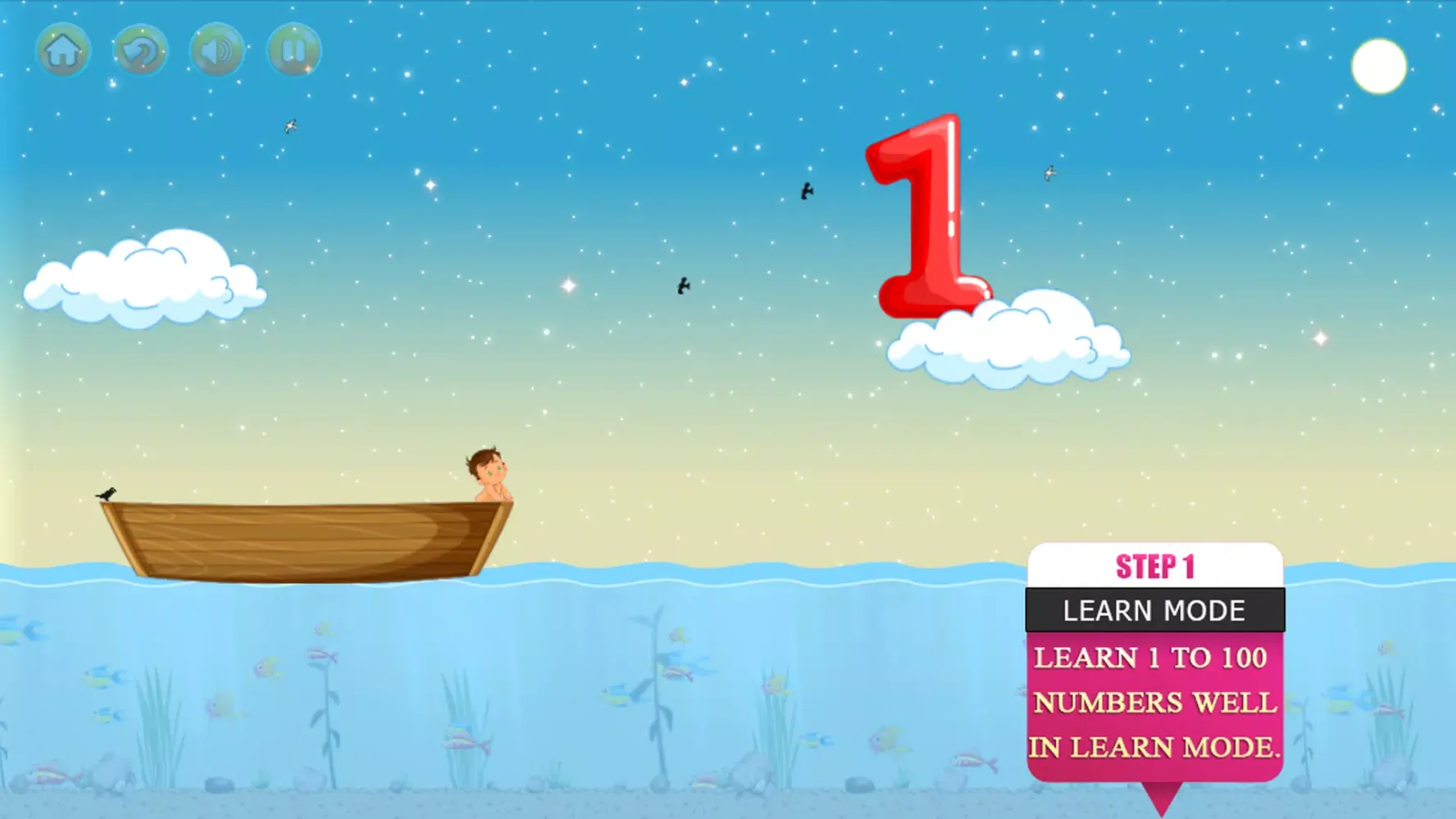 Learn 1 - 100 numbers for kids应用截图