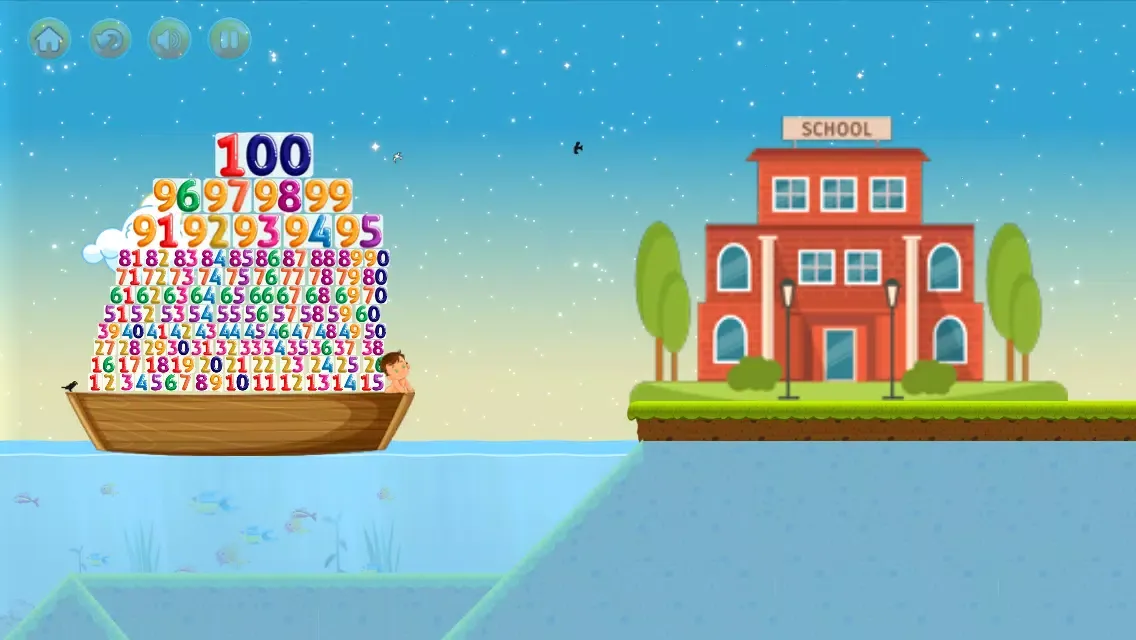 Learn 1 - 100 numbers for kids应用截图