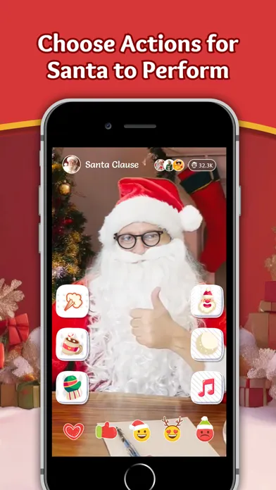 Capturas de tela do My talking Santa, tic tac toe