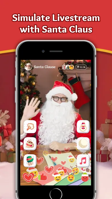 Capturas de tela do My talking Santa, tic tac toe