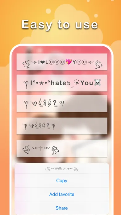 ภาพหน้าจอของ Special Symbols