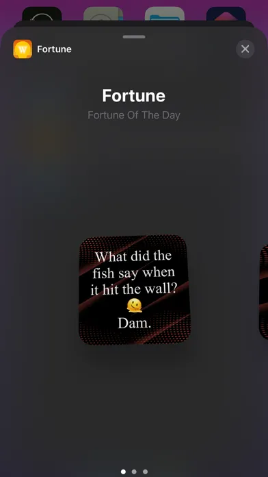 Fortune: quotes, wisdom, jokes 스크린샷