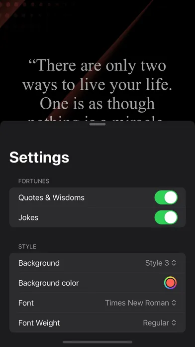 Fortune: quotes, wisdom, jokes 스크린샷