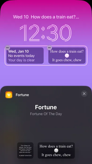 Fortune: quotes, wisdom, jokes 스크린샷