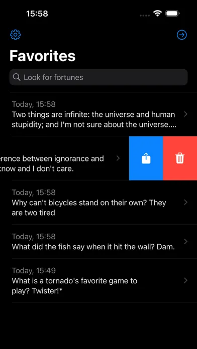 Fortune: quotes, wisdom, jokes 스크린샷