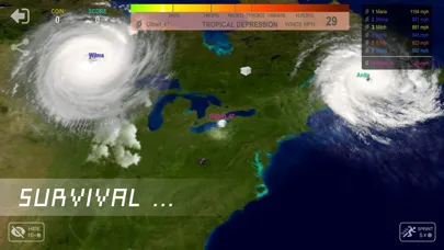 ภาพหน้าจอของ Hurricane.io