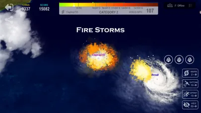 ภาพหน้าจอของ Hurricane.io