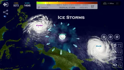 ภาพหน้าจอของ Hurricane.io