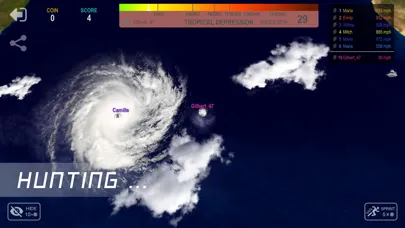 ภาพหน้าจอของ Hurricane.io
