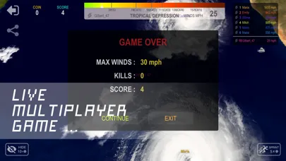 ภาพหน้าจอของ Hurricane.io