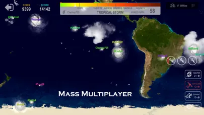 ภาพหน้าจอของ Hurricane.io
