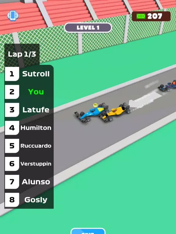 Tangkapan layar Race 'N Survive iPad 