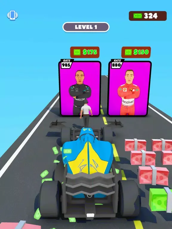 Tangkapan layar Race 'N Survive iPad 