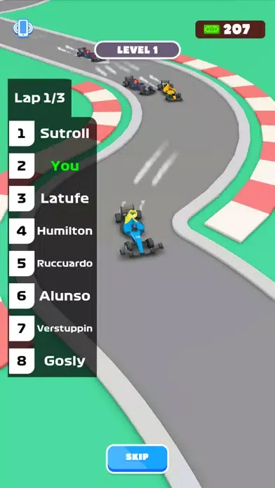 Tangkapan layar Race 'N Survive