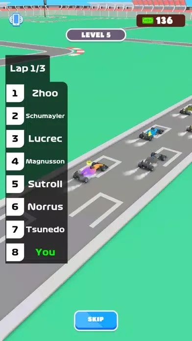 Tangkapan layar Race 'N Survive